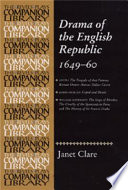 Drama of the English Republic 1649-60 /