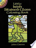 Little Irish stained glass coloring book
