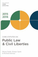Core statutes on public law & civil liberties /