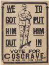 We got him out to put him in: vote for Cosgrave, a felon of our land