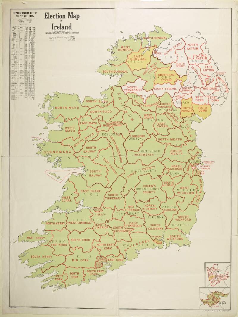 Election Map of Ireland