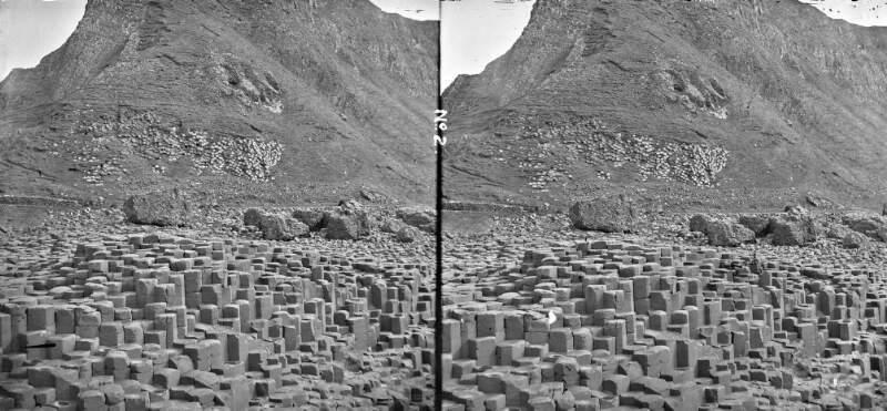 [Giant's Causeway, mountain in rear view, Co. Antrim]
