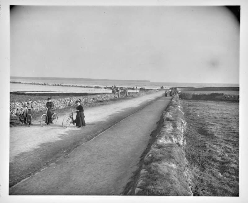 [Strand Road after storm, Tramore, Co. Waterford]