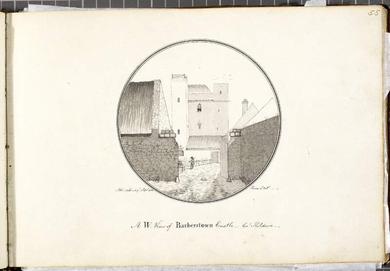 A W: View of Barberstown Castle, Co:y Kildare