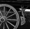 [Detail of caravan wheel, Buttevant, Co. Cork]