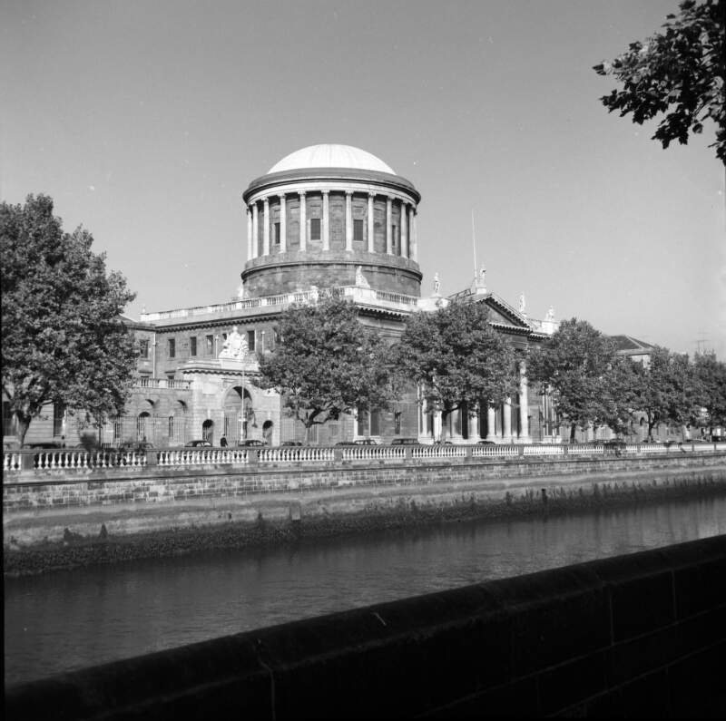 [View of Four Courts from Merchants Quay, Dublin]