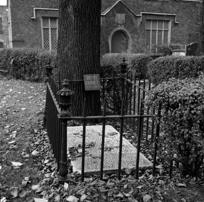 [Robert Emmet's grave, St. Michan's Church, Church Street, Dublin]