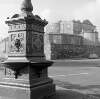 [Base of The Five Lamps with Aldborough House in background, Dublin]