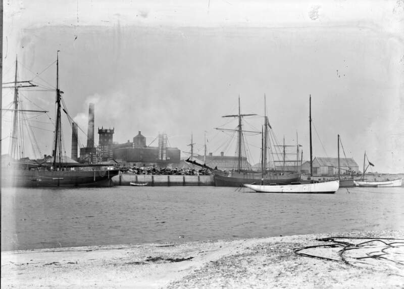 [The quay showing boats and local industry, Arklow, Co. Wicklow]