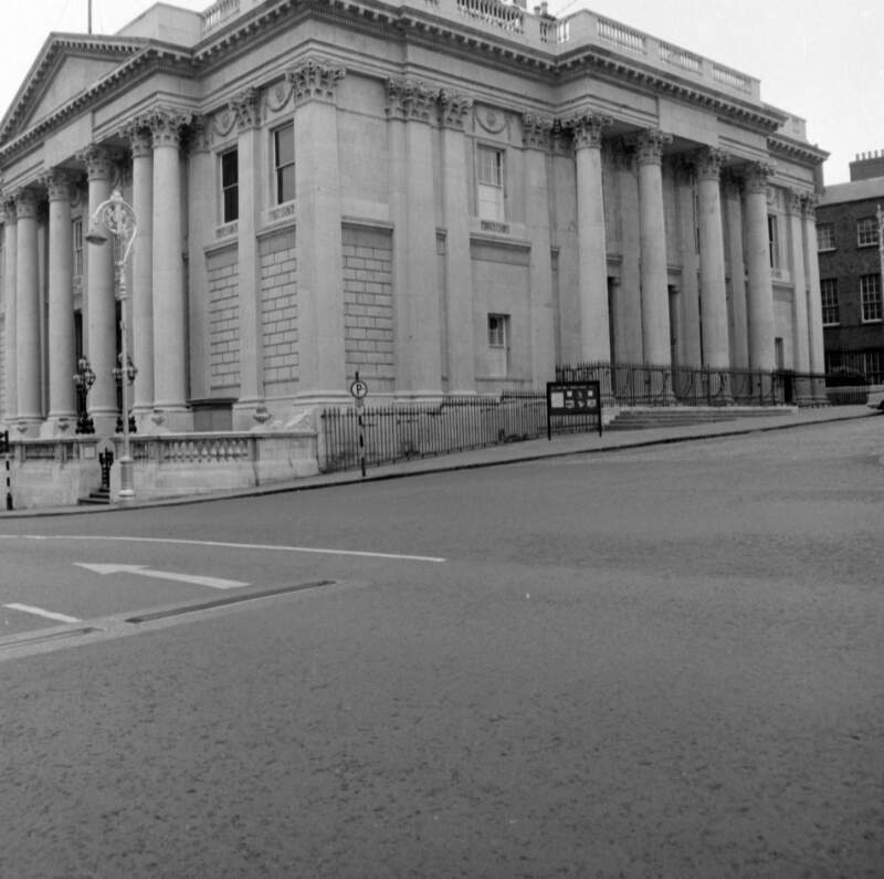 [City Hall viewed from Lord Edward Street, Dublin]