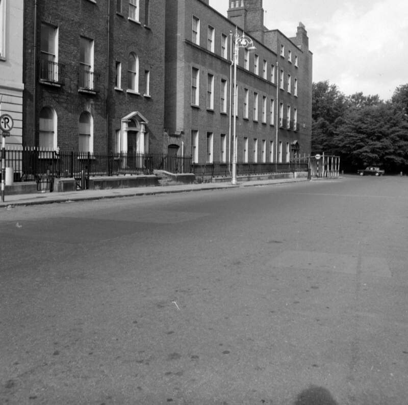 [Hume Street with St. Stephen's Green in background, Dublin]