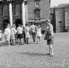 [Tourists, Parliament Square, Trinity College, Dublin]