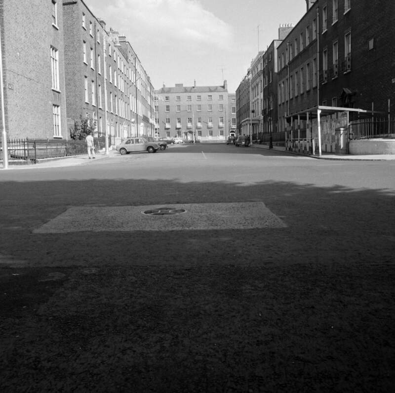 [Hume Street viewed from St. Stephen's Green, Dublin]