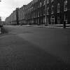 [Upper Mount Street with St. Stephen's (Pepper Canister) Church in far distance, Dublin]