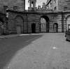 [Henrietta Street entrance to King's Inns, featuring arches, arcades and crest of arms, Dublin]