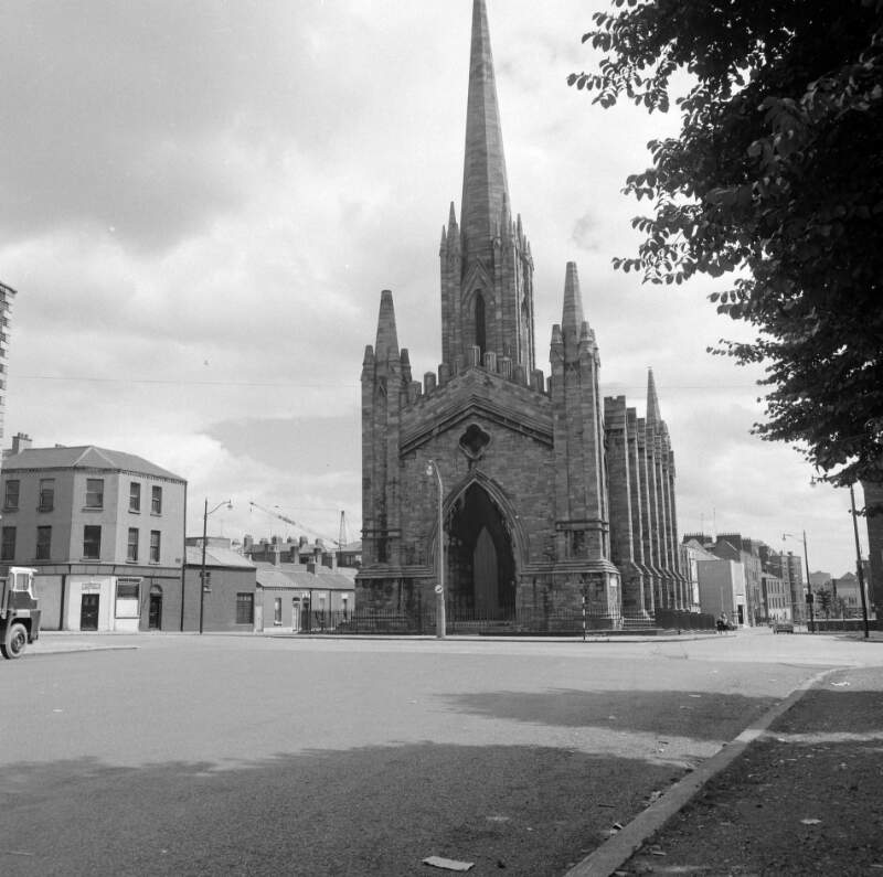 [St. Mary's Chapel of Ease (Black Church) viewed from Granby Row, Dublin]