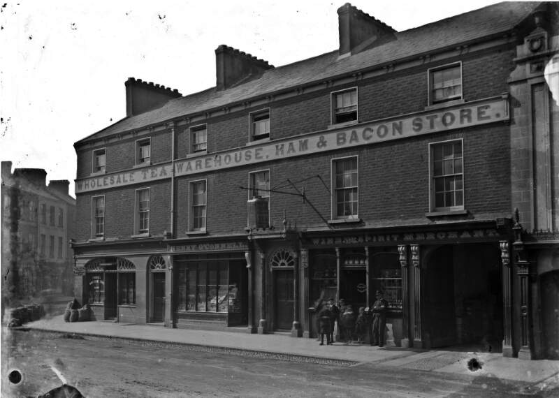 [Henry O'Connell's Wine and Spirit Merchant shop, Seatown, Co. Dublin]