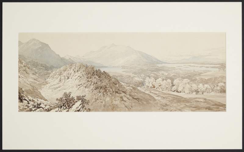 Sketch from the Queen's Drive, Muckross : Muckross from the Forest Drive 1861