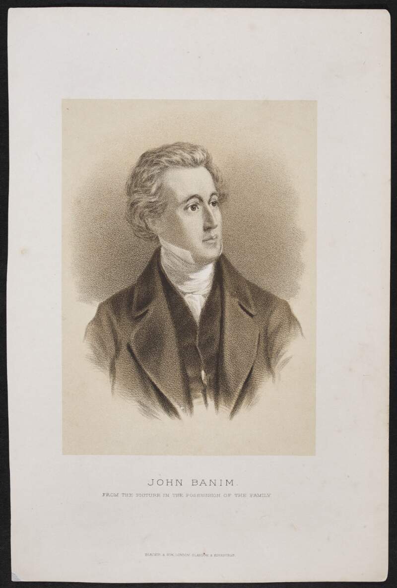 John Banim From the picture in possession of the family.