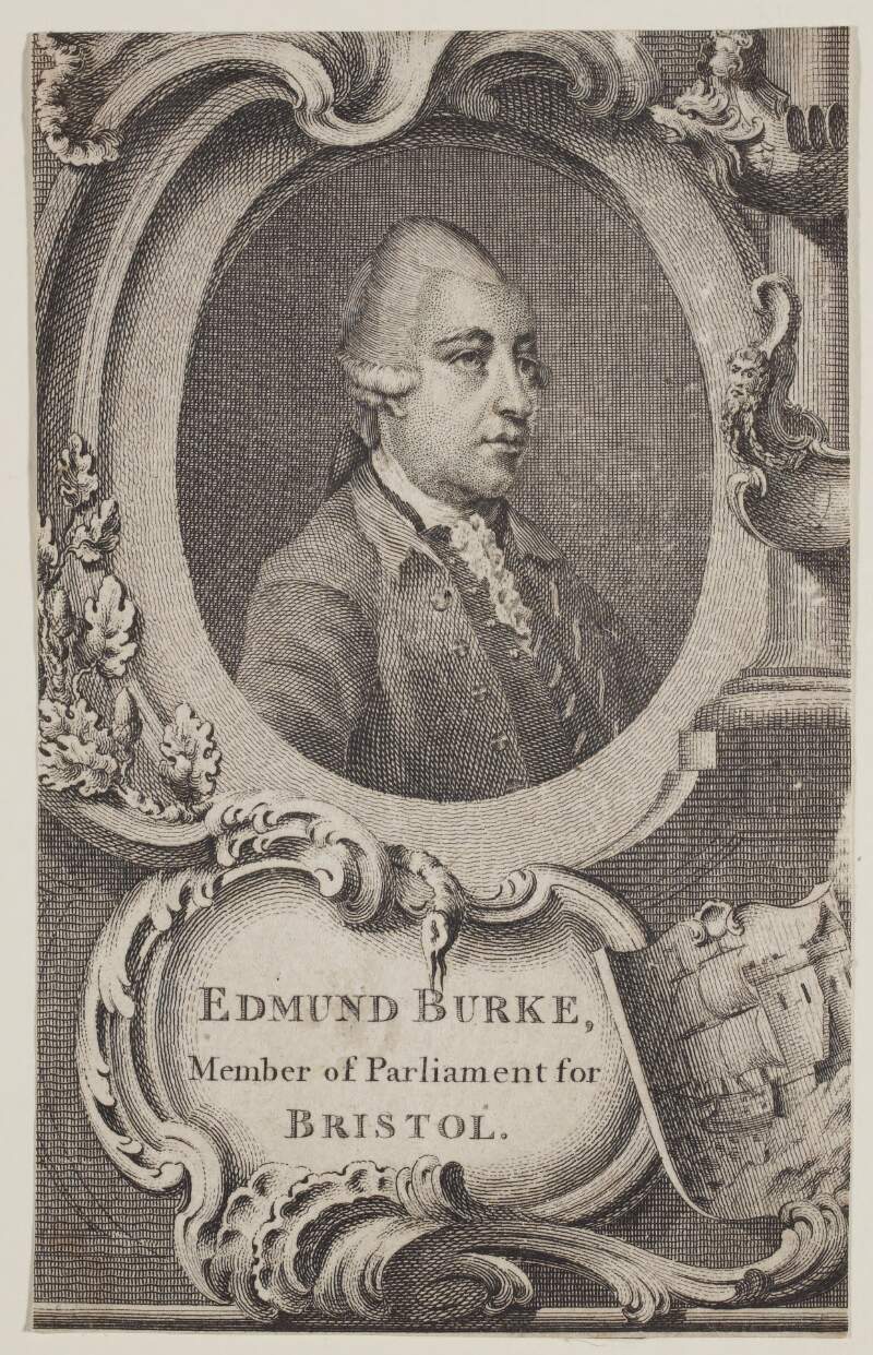 Edmund Burke, Member of Parliament for Bristol.
