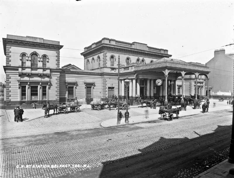 GNR [i.e. Great Northern Railway] Station, Belfast