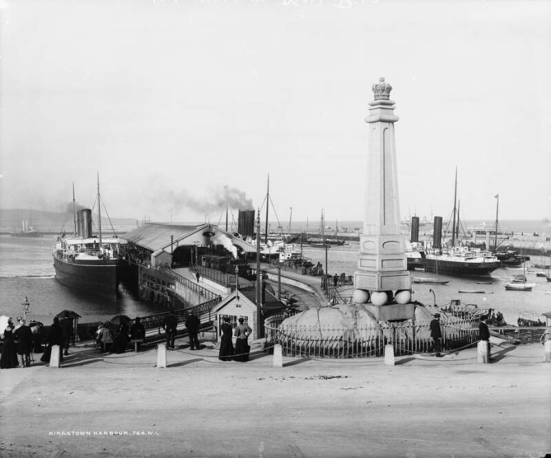Landing stage, Kingstown [i.e. Dun Laoghaire]