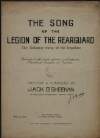 The song of the legion of the rearguard the rallying song of the Republic; dedicated with sincere affection and respect to President Eamon de Valera /