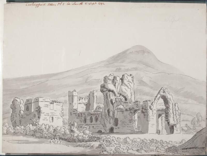 Carlingford Abbey, Pl. 1, co. Louth. 2. Sept 1792
