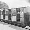 [Midland Great Western railway carriage with passenger doors opened at the platform of Ballaghderreen railway station, Co. Roscommon]