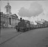 [Steam train travelling through street in Cork City, Cork]