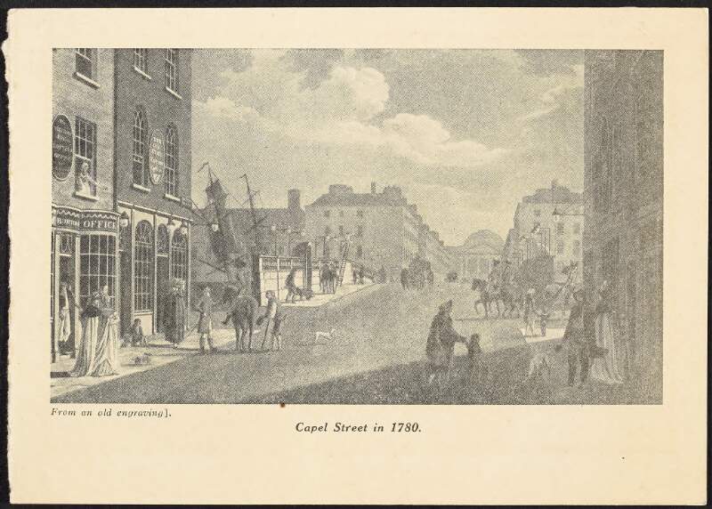 Capel Street in 1780