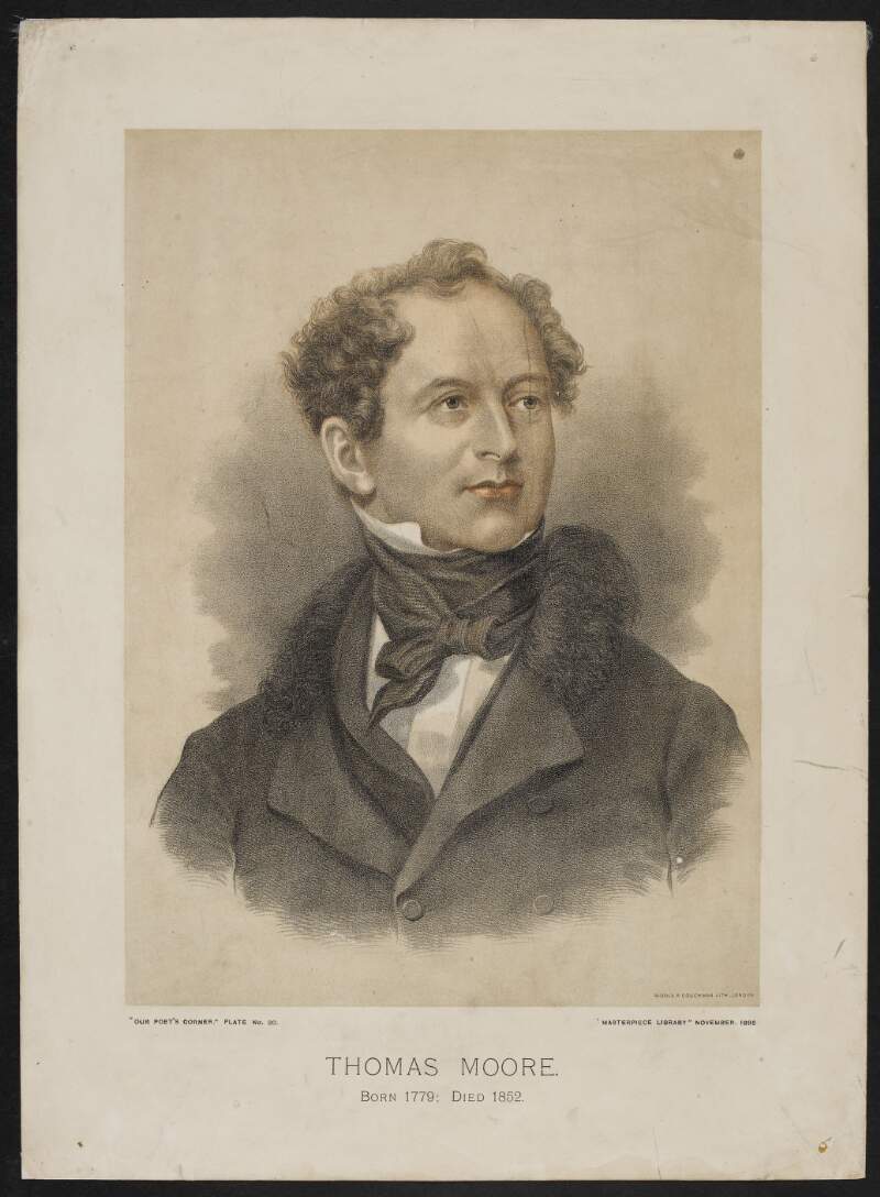 Thomas Moore. Born 1779; Died 1852
