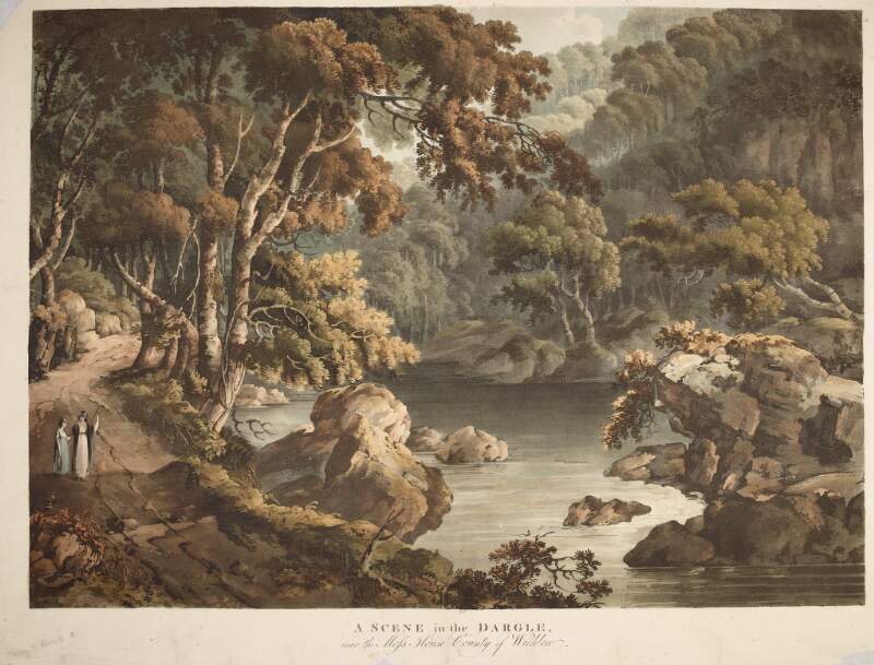 A scene in the Dargle, near the Moss House, county of Wicklow