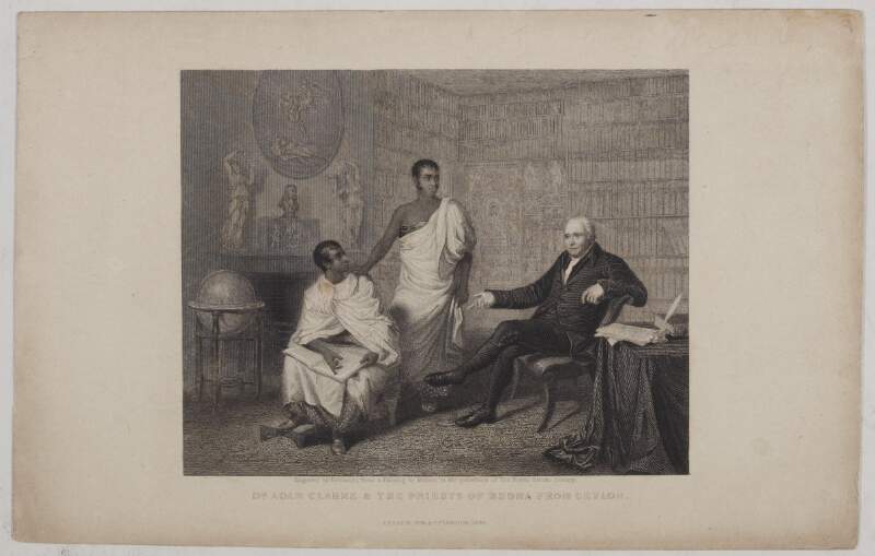 Dr. Adam Clarke & the priests of Budha from Ceylon.