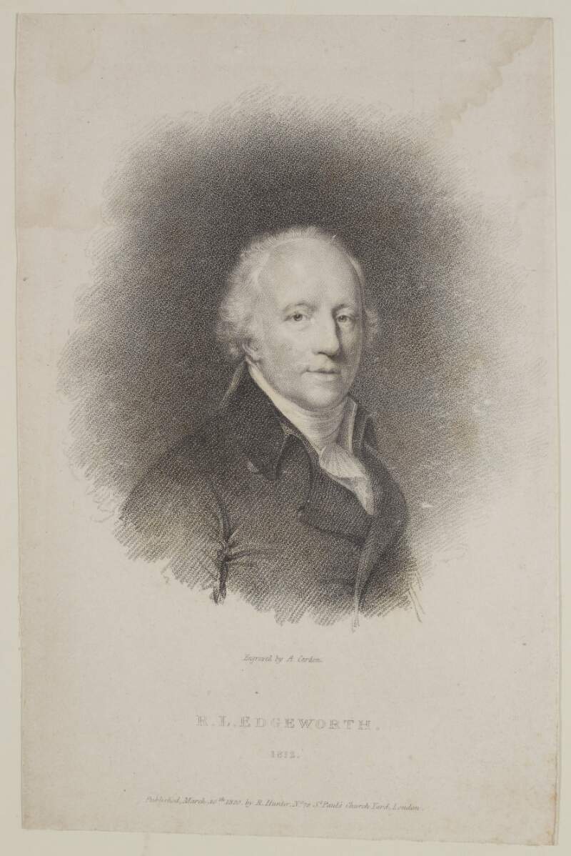 R.L. Edgeworth. 1812.