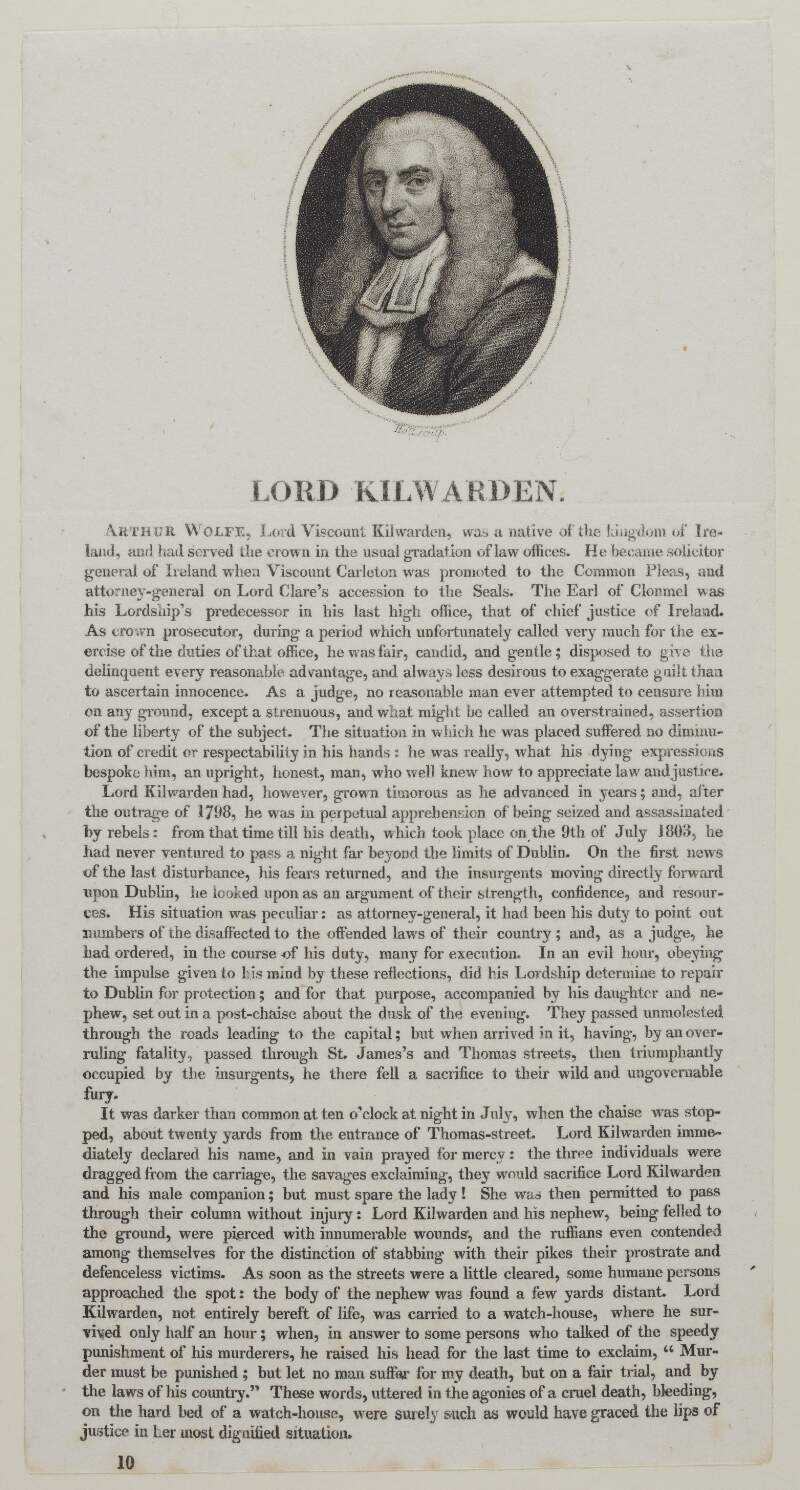 Lord Kilwarden.
