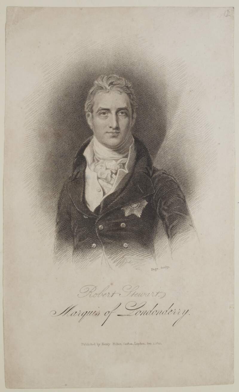 Robert Stewart Marquis of Londonderry.