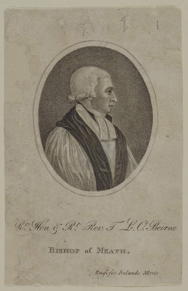Rt. Hon & Rt. Rev. T. L. O'Beirne Bishop of Meath.