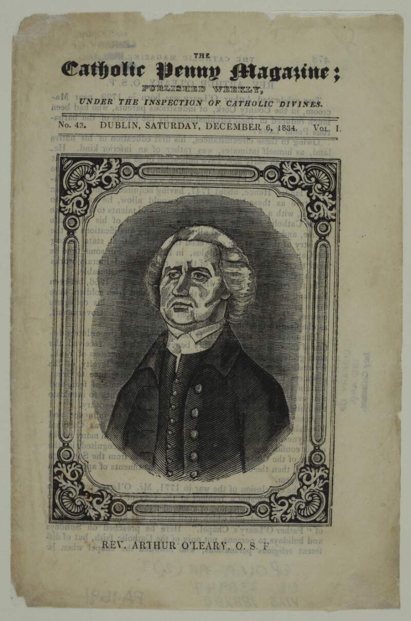 Rev. Arthur O'Leary, O.S.F.