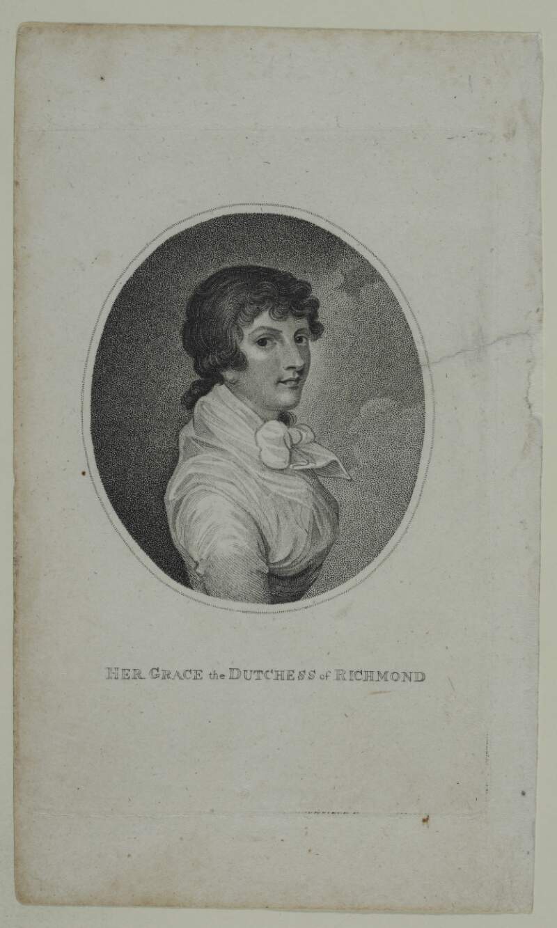 Her Grace the Dutchess [Duchess] of Richmond.