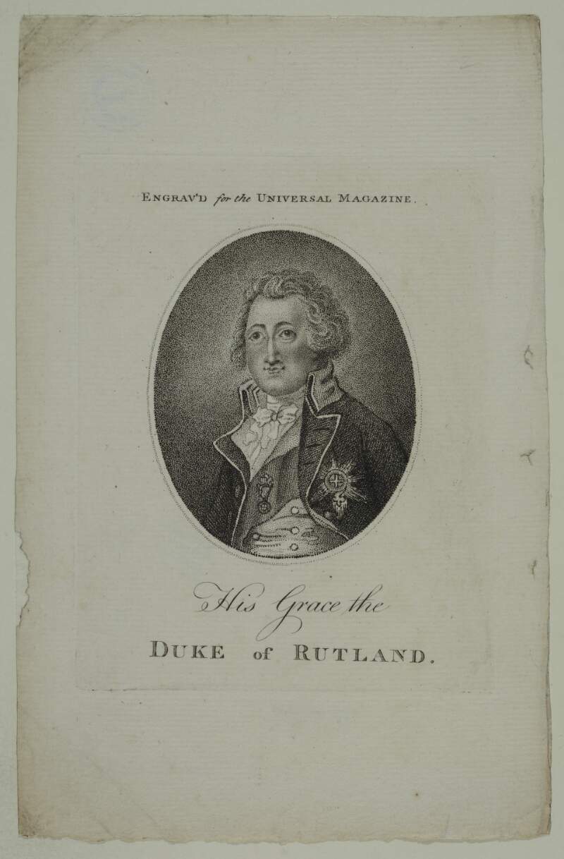 His Grace the Duke of Rutland.