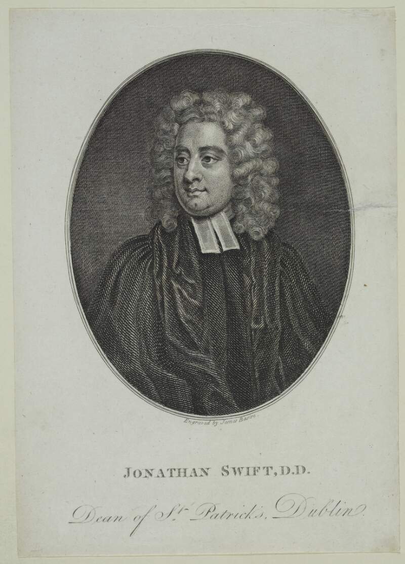 Jonathan Swift, D.D. Dean of St. Patrick's, Dublin