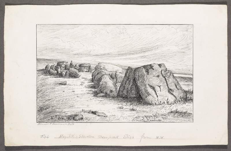 Fig. 4. Megalithic structure Deerpark Sligo from N.W.