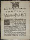 By the Lords Justices and Council of Ireland, a Proclamation, offering a reward for discovering and apprehending the persons who were concerned in burning the house, haggard, and cattle of William Halfpenny of Kilbride, in the county of Meath, farmer.