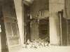 [Soldier in damaged interior, Upper O'Connell Street, during the Irish Civil War]