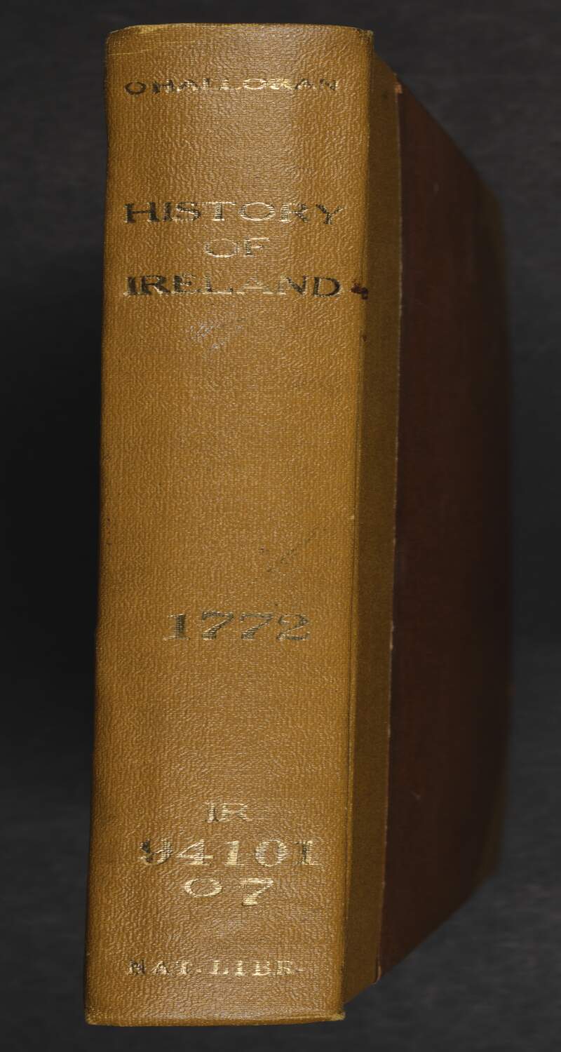 An introduction to the study of the history and antiquities of Ireland : in which the assertions of Mr. Hume and other writers are occasionally considered ... /