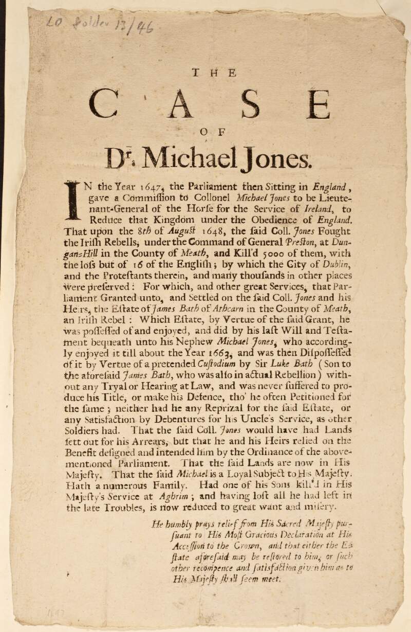 The case of Dr. Michael Jones.