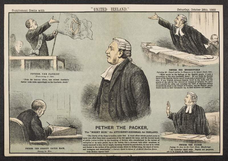 Pether the Packer The "Right Hon." the Attorney-General for Ireland. /