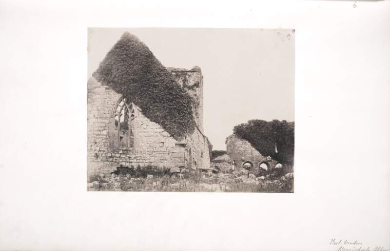 [East window, Burrishoole Abbey, Co. Mayo]