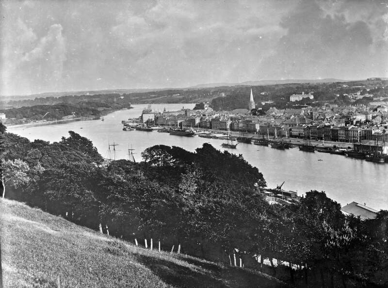 [Waterford from Mount Misery, taken from elevated distant vantage point]